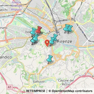 Mappa Via di Bellosguardo, 50124 Firenze FI, Italia (1.42)