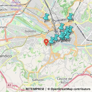 Mappa Via di Bellosguardo, 50124 Firenze FI, Italia (1.81182)