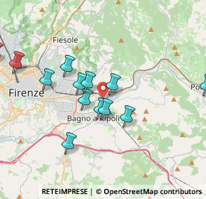 Mappa Via della Massa, 50012 Bagno a Ripoli FI, Italia (4.51867)