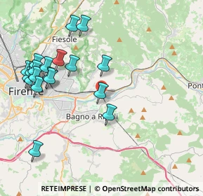 Mappa Via della Massa, 50012 Bagno a Ripoli FI, Italia (4.69895)