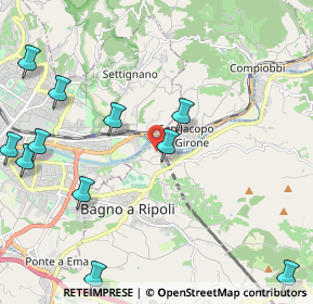 Mappa Via della Massa, 50012 Bagno a Ripoli FI, Italia (2.81273)