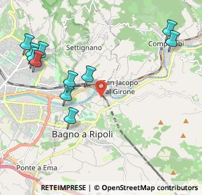 Mappa Via della Massa, 50012 Bagno a Ripoli FI, Italia (2.48455)