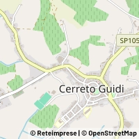 지도 Cerreto Guidi