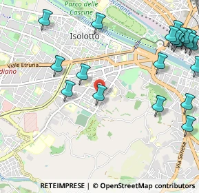 Mappa Via Pacino di Bonaguida, 50143 Firenze FI, Italia (1.49)