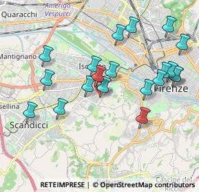 Mappa Via Pacino di Bonaguida, 50143 Firenze FI, Italia (2.07)