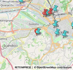 Mappa Via Pacino di Bonaguida, 50143 Firenze FI, Italia (2.62818)