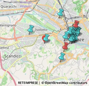 Mappa Via Pacino di Bonaguida, 50143 Firenze FI, Italia (2.281)