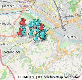 Mappa Via Pacino di Bonaguida, 50143 Firenze FI, Italia (1.009)