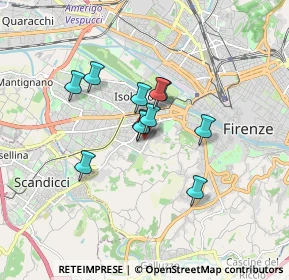 Mappa Via Pacino di Bonaguida, 50143 Firenze FI, Italia (1.21182)