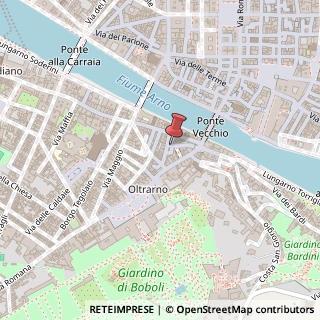 Mappa Via dei barbadori 1, 50125 Firenze, Firenze (Toscana)