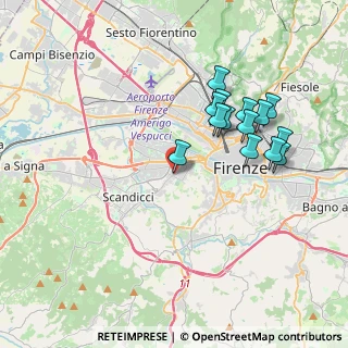 Mappa Via Ambrogio di Baldese, 50143 Firenze FI, Italia (3.74357)