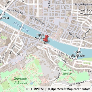 Mappa Via de' Bardi, 50-52/R, 50125 Firenze FI, Italia, 50125 Firenze, Firenze (Toscana)