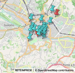 Mappa DEI BARDI, 50125 Firenze FI, Italia (1.0125)