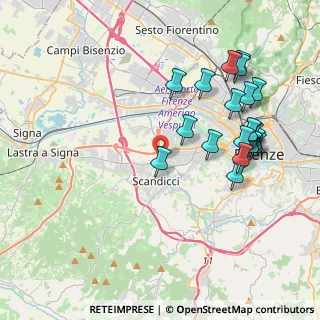 Mappa Via Cardinal Oscar Romero, 50018 Scandicci FI, Italia (4.36)