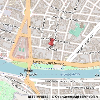 Mappa Via Arnolfo, 32, 50121 Firenze, Firenze (Toscana)