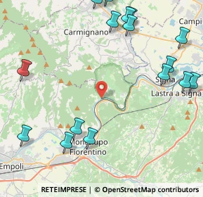 Mappa Via Camaioni, 59015 Carmignano PO, Italia (6.293)