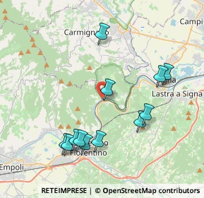 Mappa Via Camaioni, 59015 Carmignano PO, Italia (4.20583)