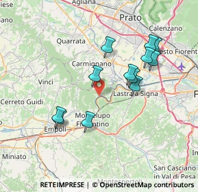 Mappa Via Camaioni, 59015 Carmignano PO, Italia (7.05583)