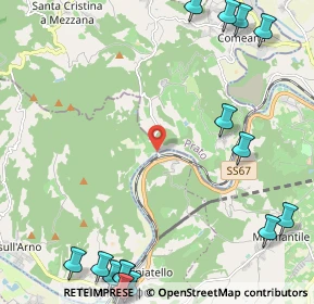 Mappa Via Camaioni, 59015 Carmignano PO, Italia (3.616)