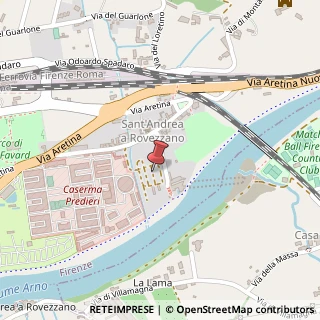 Mappa Via Sant'Andrea a Rovezzano, 35, 50136 Firenze, Firenze (Toscana)