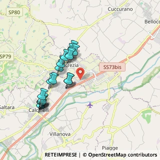 Mappa Via Tevere, 61030 Lucrezia PU, Italia (1.775)