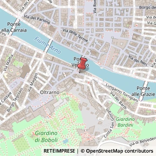 Mappa Via de' Bardi, 54, 50125 Firenze, Firenze (Toscana)