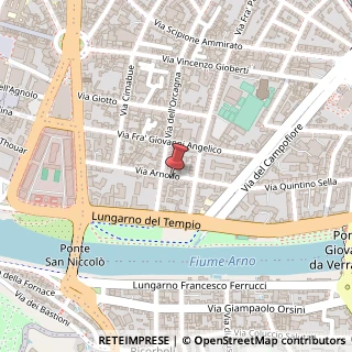 Mappa Via Arnolfo, 19, 50121 Firenze, Firenze (Toscana)