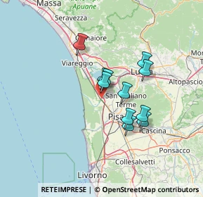 Mappa Via Mazzini, 56019 Migliarino PI, Italia (10.43091)