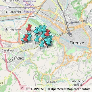 Mappa Via Matteo di Giovanni, 50143 Firenze FI, Italia (0.978)