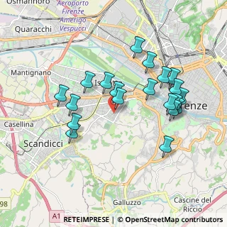 Mappa Via Matteo di Giovanni, 50143 Firenze FI, Italia (1.845)