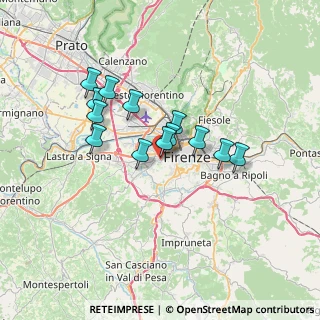Mappa Via Matteo di Giovanni, 50143 Firenze FI, Italia (5.66462)