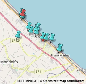 Mappa Via Molise, 61037 Marotta PU, Italia (1.66333)