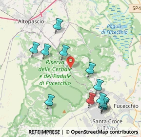 Mappa Via Romana Lucchese Galleno, 50054 Fucecchio FI, Italia (4.49333)