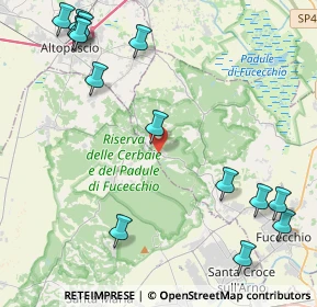 Mappa Via Romana Lucchese Galleno, 50054 Fucecchio FI, Italia (5.81571)