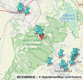 Mappa Via Romana Lucchese Galleno, 50054 Fucecchio FI, Italia (5.72231)