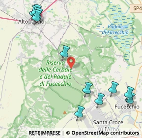 Mappa Via Romana Lucchese Galleno, 50054 Fucecchio FI, Italia (5.75182)