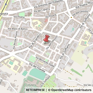 Mappa Via Duccio di Buoninsegna, 38, 50143 Firenze, Firenze (Toscana)