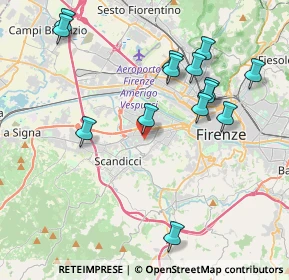 Mappa Via del Caravaggio, 50143 Firenze FI, Italia (4.35357)