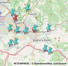 Mappa Via della Casaccia, 50136 Firenze FI, Italia (4.67833)