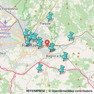 Mappa Via della Casaccia, 50136 Firenze FI, Italia (3.41385)