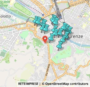 Mappa Via di S. Francesco di Paola, 50124 Firenze FI, Italia (0.721)