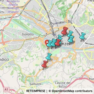 Mappa Via di S. Francesco di Paola, 50124 Firenze FI, Italia (1.444)
