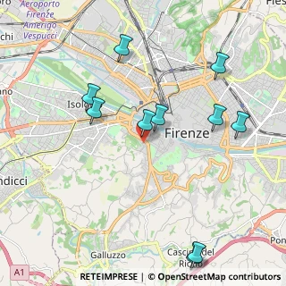 Mappa Via di S. Francesco di Paola, 50124 Firenze FI, Italia (2.53455)