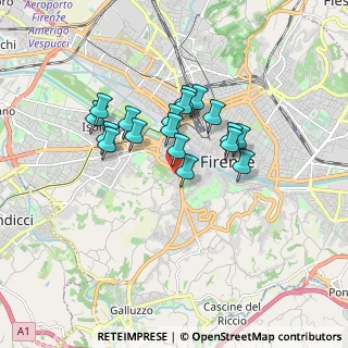 Mappa Via di S. Francesco di Paola, 50124 Firenze FI, Italia (1.37)