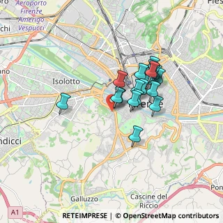 Mappa Via di S. Francesco di Paola, 50124 Firenze FI, Italia (1.381)