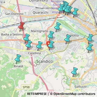 Mappa Via Pisana, 50143 Scandicci FI, Italia (2.716)