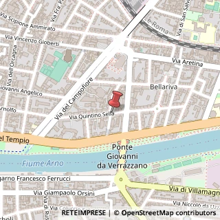 Mappa Via Urbano Rattazzi, 4/B, 50136 Firenze, Firenze (Toscana)