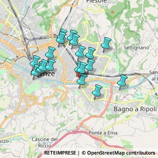 Mappa Via Urbano Rattazzi, 50136 Firenze FI, Italia (1.633)