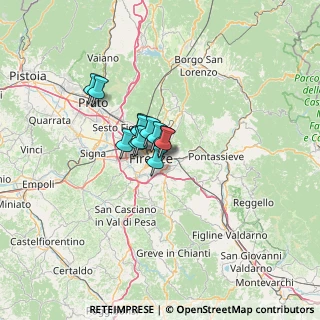 Mappa Via Urbano Rattazzi, 50136 Firenze FI, Italia (6.94833)