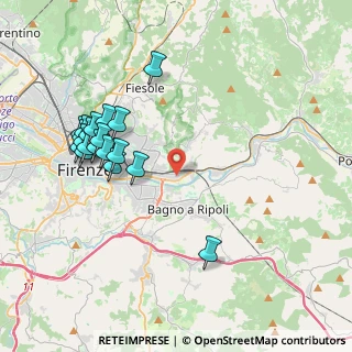 Mappa Via di S. Michele a Rovezzano, 50136 Firenze FI, Italia (4.35474)